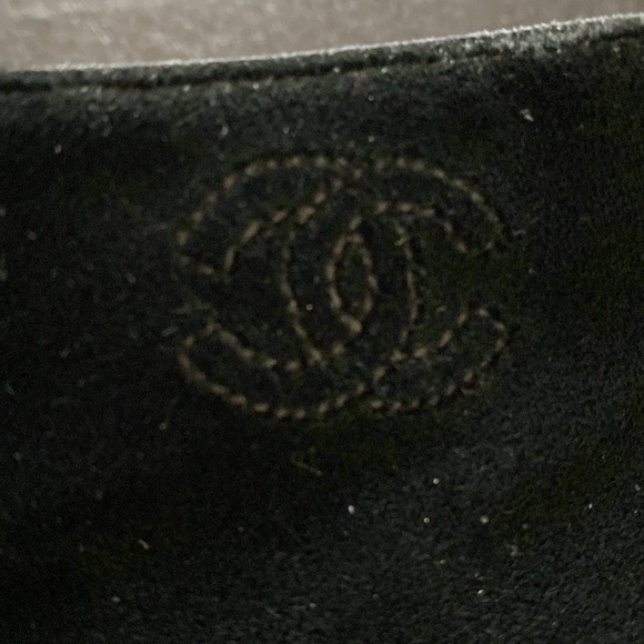 Vintage CHANEL Black Velvet Ankle Boot - Picture 5 of 5